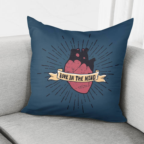 Image of Love Slogan Pillow Cover