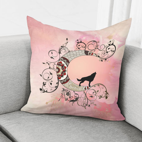 Image of Wonderful Mandala Moon Pillow Cover