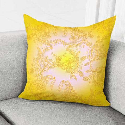 Image of Yellow Pillow Cover