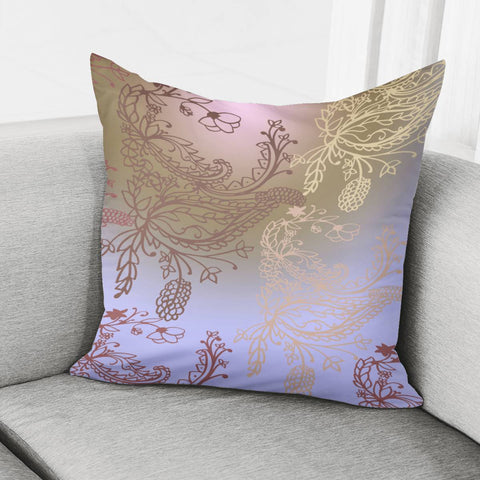 Image of Blue Pillow Cover