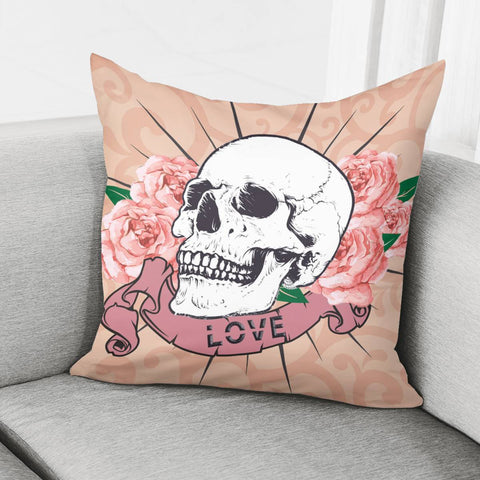 Image of Skull Pillow Cover