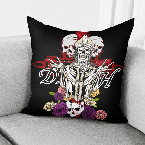 Image of Skull Pillow Cover