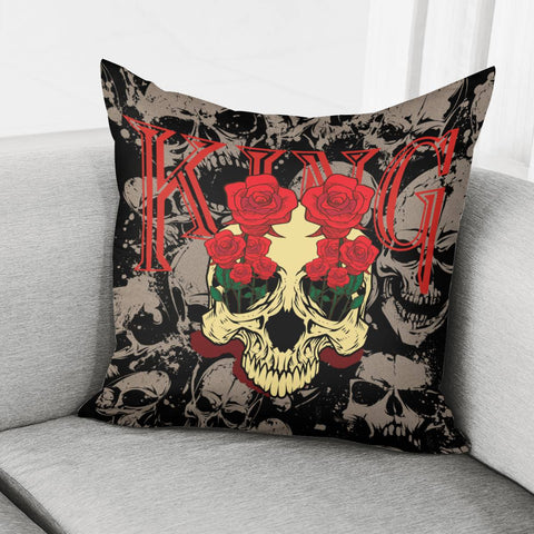 Image of Skull Pillow Cover