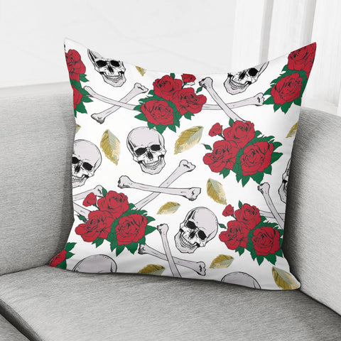 Image of Skull Pillow Cover