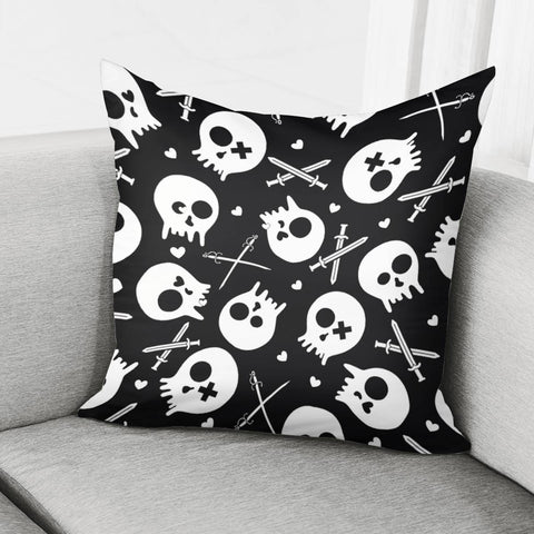 Image of Skull Pillow Cover