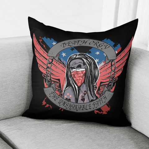 Image of Skull Pillow Cover