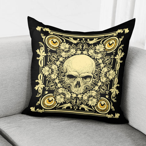 Image of Skull Pillow Cover