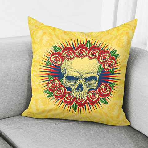 Image of Skull Pillow Cover