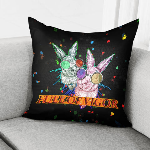 Image of Rabbit Pillow Cover