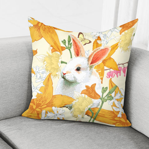 Image of Rabbit Pillow Cover