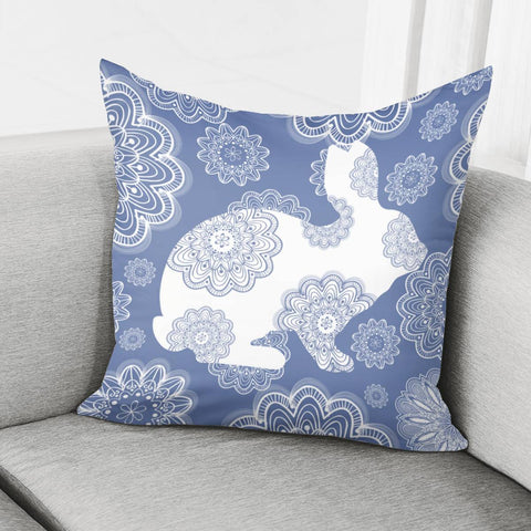 Image of Rabbit Pillow Cover