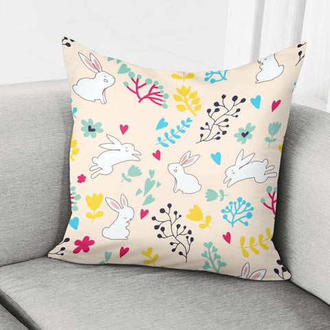 Image of Rabbit Pillow Cover