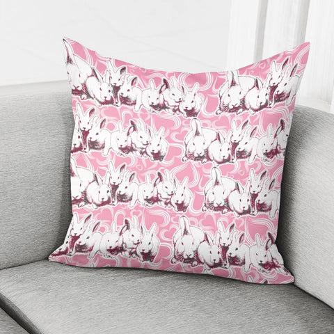 Image of Rabbit Pillow Cover