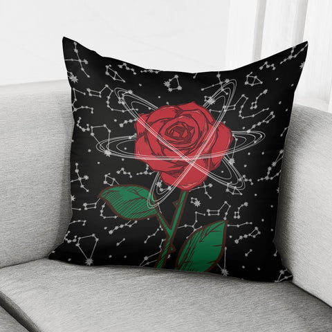 Image of Rose And The Universe Pillow Cover