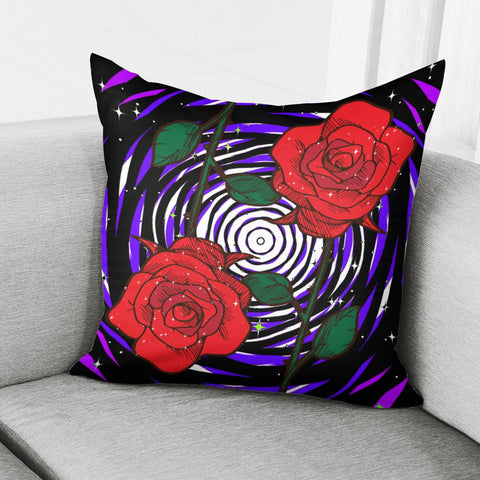 Image of Rose And The Universe Pillow Cover