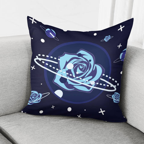 Image of Rose And The Universe Pillow Cover