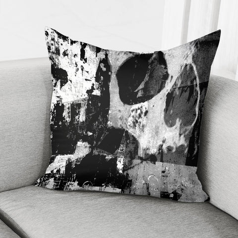 Image of Ripped Skull Pillow Cover