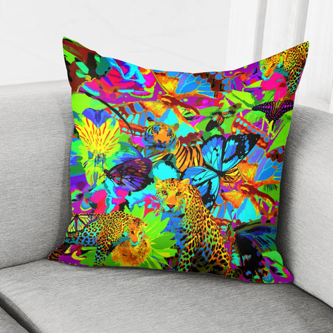 Image of Pop Art Safari Pillow Cover