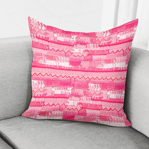 Image of Pink Ethnic Pillow Cover