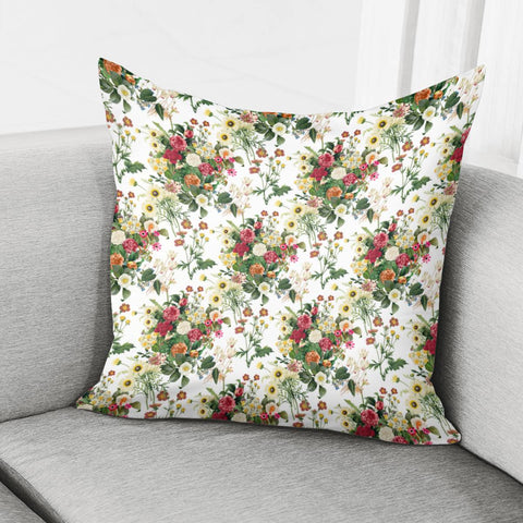 Image of Vintage Flowers Pillow Cover