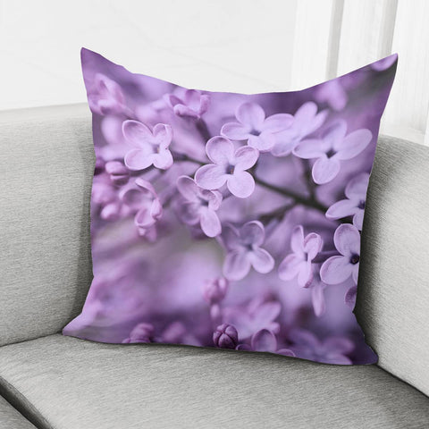 Image of Lilac Flowers Pillow Cover