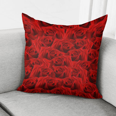 Image of Romantic Red Rose Pillow Cover