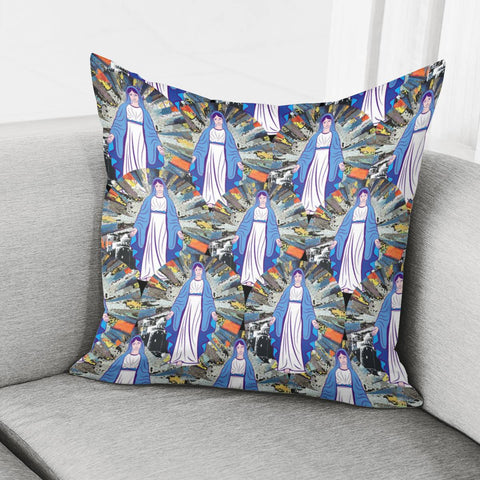 Image of Di00117Virgin Mary Pillow Cover