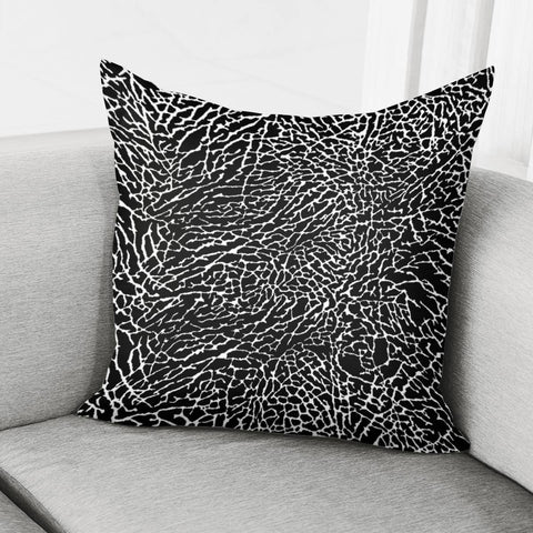 Image of Black And White Elephant Skin Pillow Cover