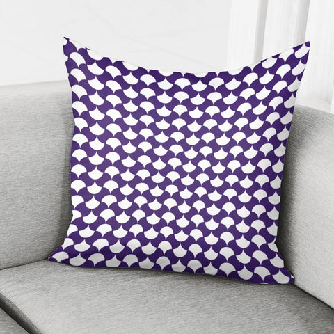 Image of Purple Petals Pattern Pillow Cover