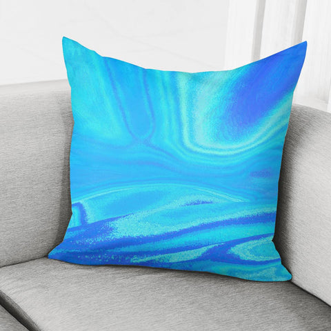 Image of Blue Waves Pillow Cover