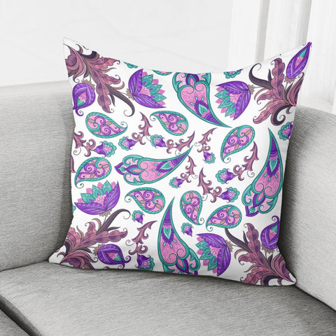 Image of Paisley Flower Pillow Cover