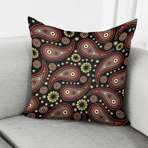 Image of Paisley Flower Pillow Cover