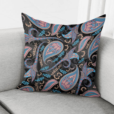 Image of Paisley Flower Pillow Cover