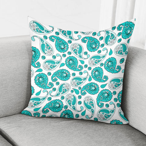 Image of Paisley Flower Pillow Cover