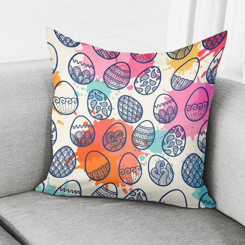 Image of Easter Eggs Pillow Cover