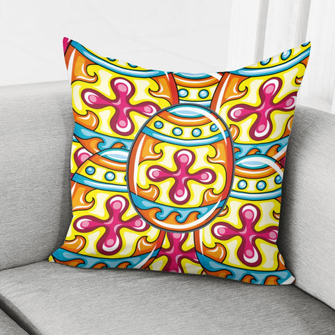 Image of Easter Eggs Pillow Cover