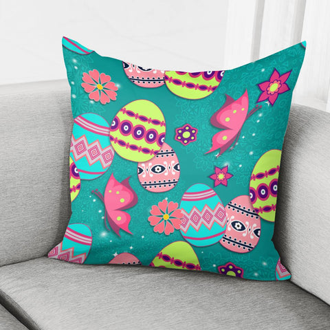 Image of Easter Eggs Pillow Cover