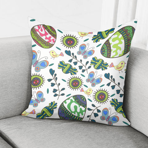 Image of Easter Eggs Pillow Cover