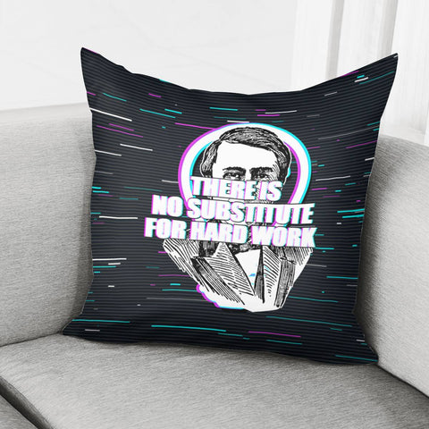 Image of Thomas Alva Edison Quotations Pillow Cover