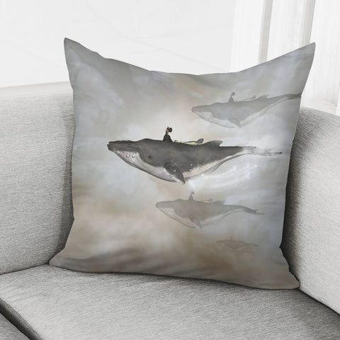 Image of Fantas Whal Pillow Cover