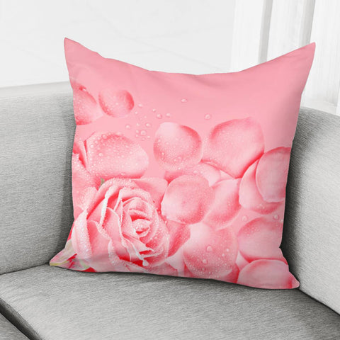 Image of Rose Flower Petals Pillow Cover