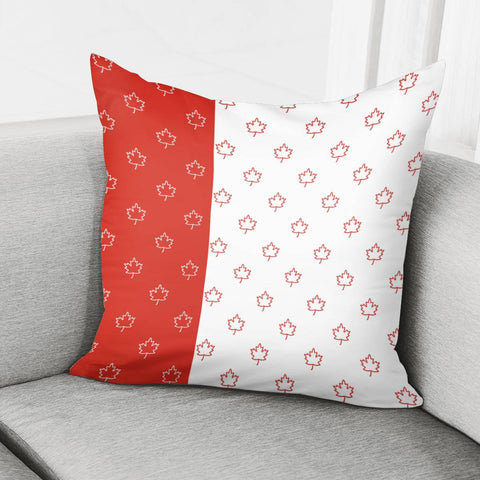 Image of Canada Maple Leaf Pattern Pillow Cover