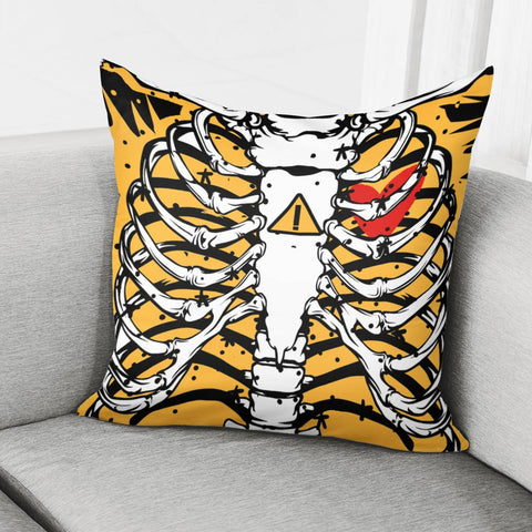 Image of Skeleton Pillow Cover