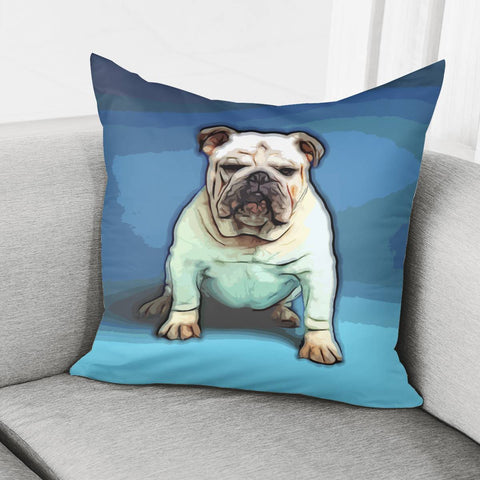 Image of British Bulldog Pillow Cover