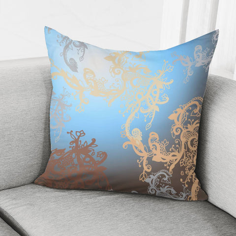 Image of Blue Pillow Cover