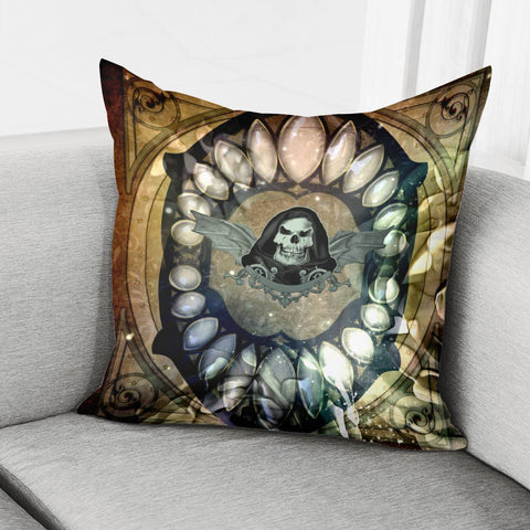 Image of Awesome Skull Pillow Cover