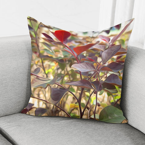 Image of Beautiful Red Leaves Pillow Cover