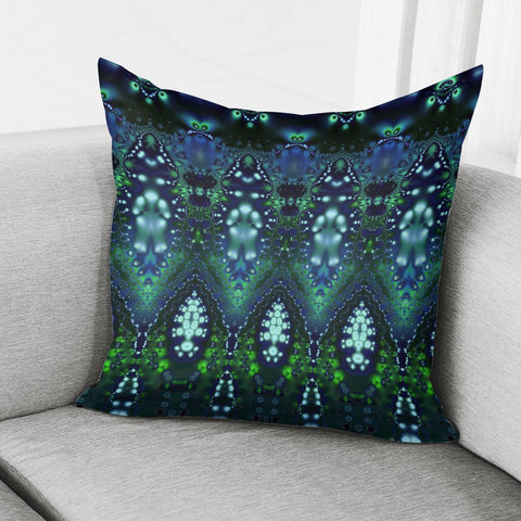 Image of Emerald And Blue Pillow Cover