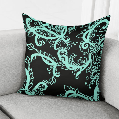 Image of Blue Pillow Cover