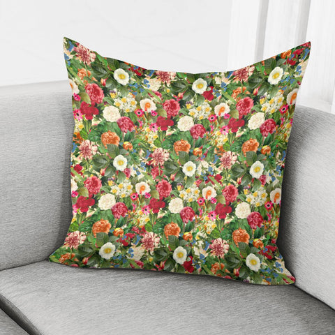 Image of Vintage Flowers Pillow Cover